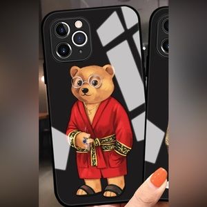 Cute Bear Phone Cover For iPhone 14 Pro